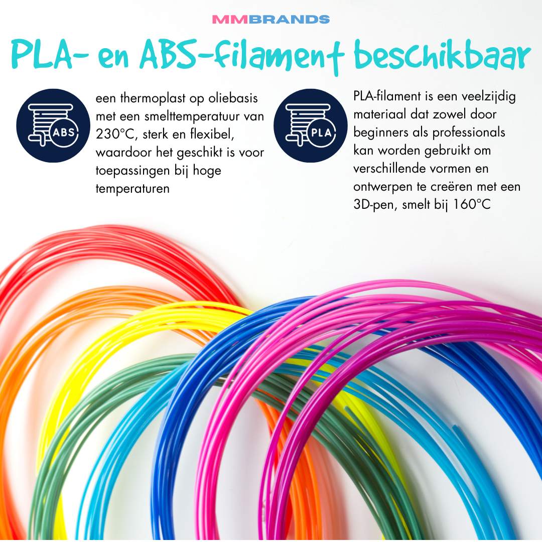 Filament Navulling - 100m - 10 Kleuren